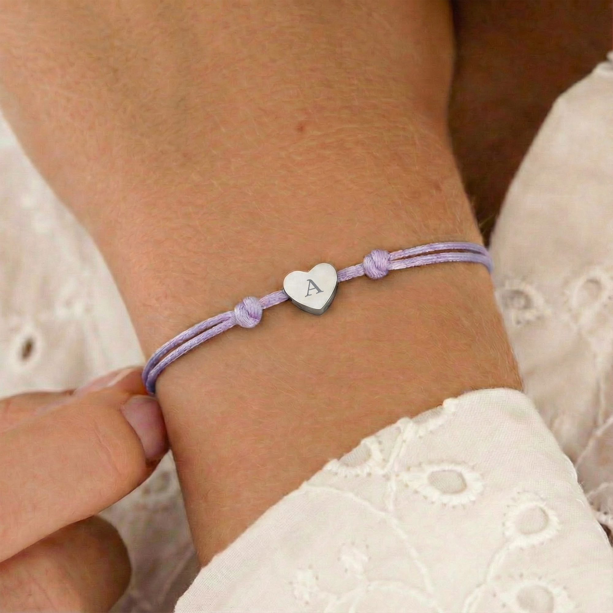 Braccialetto personalizzato con cordino