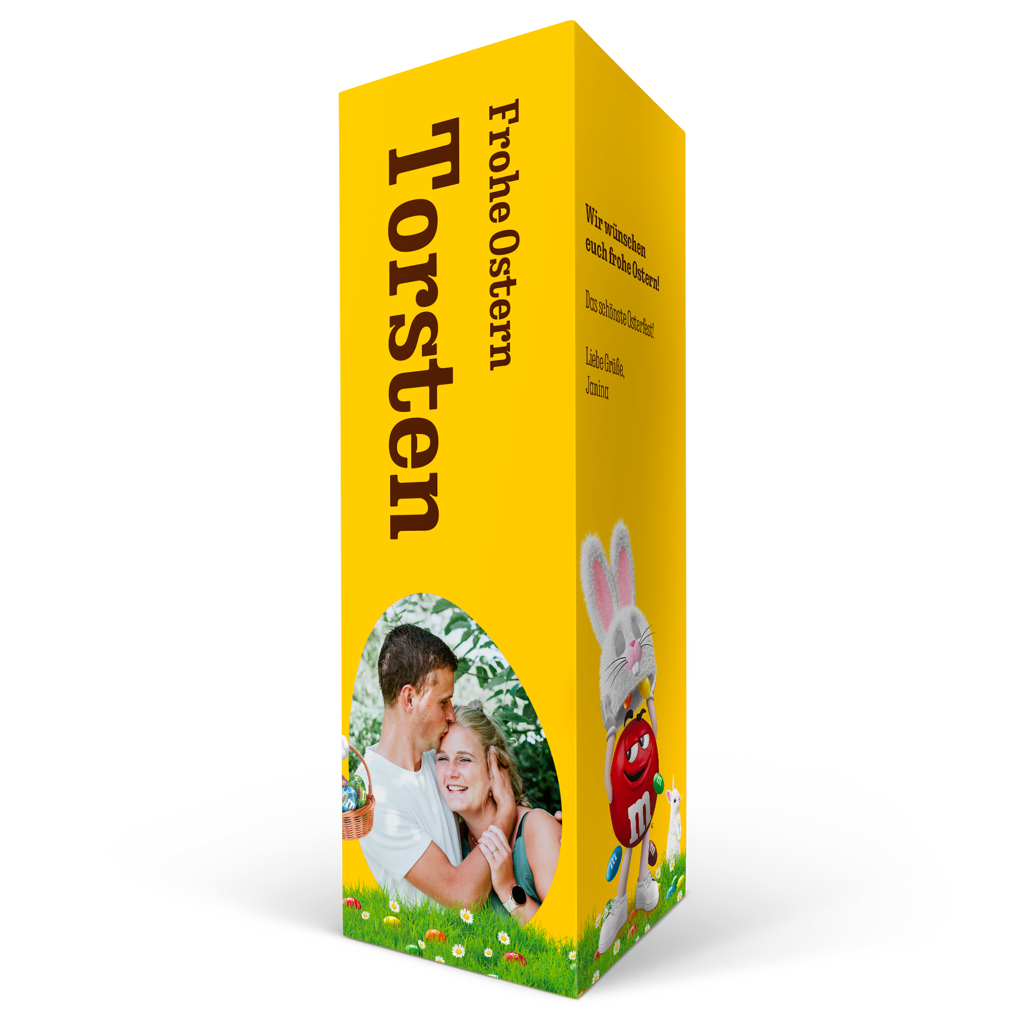 Personalisierte M&M's Geschenkbox mit 