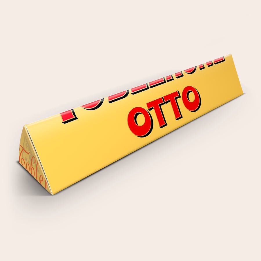 Toblerone med navn Toblerone med navn