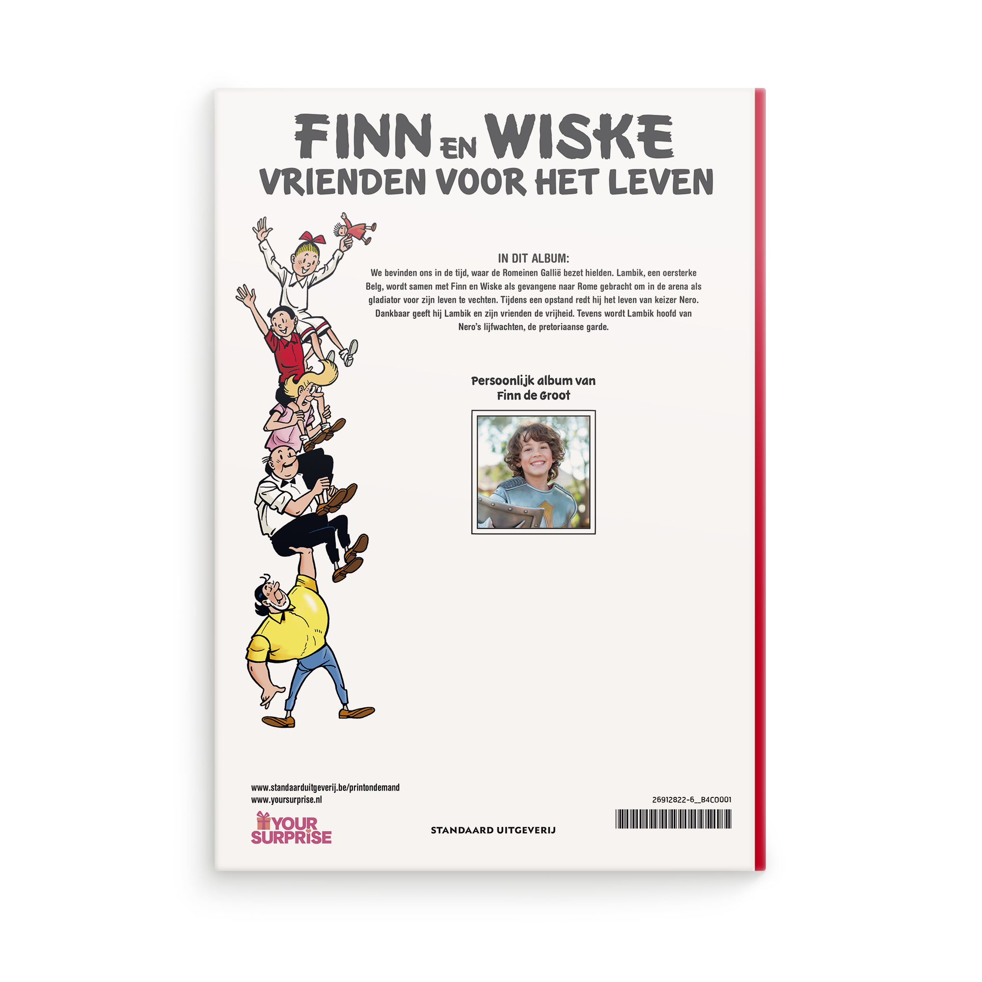 Suske en Wiske "Het geheim van de Gladiatoren" met naam