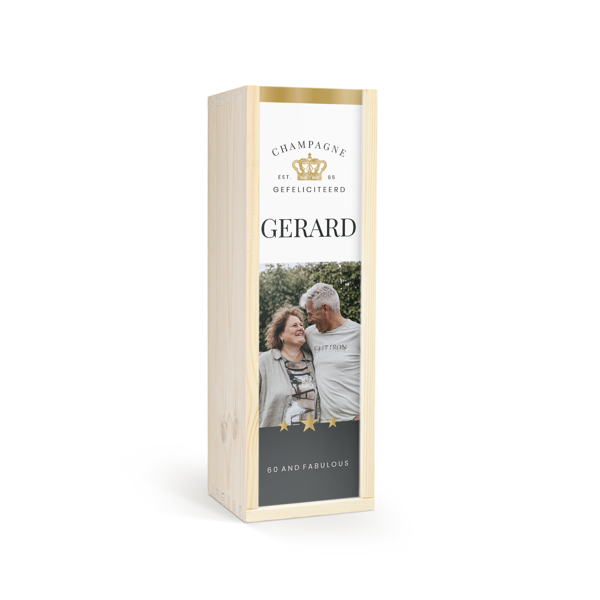 Alcoholvrije champagne Vintense Blanc 0% personaliseren