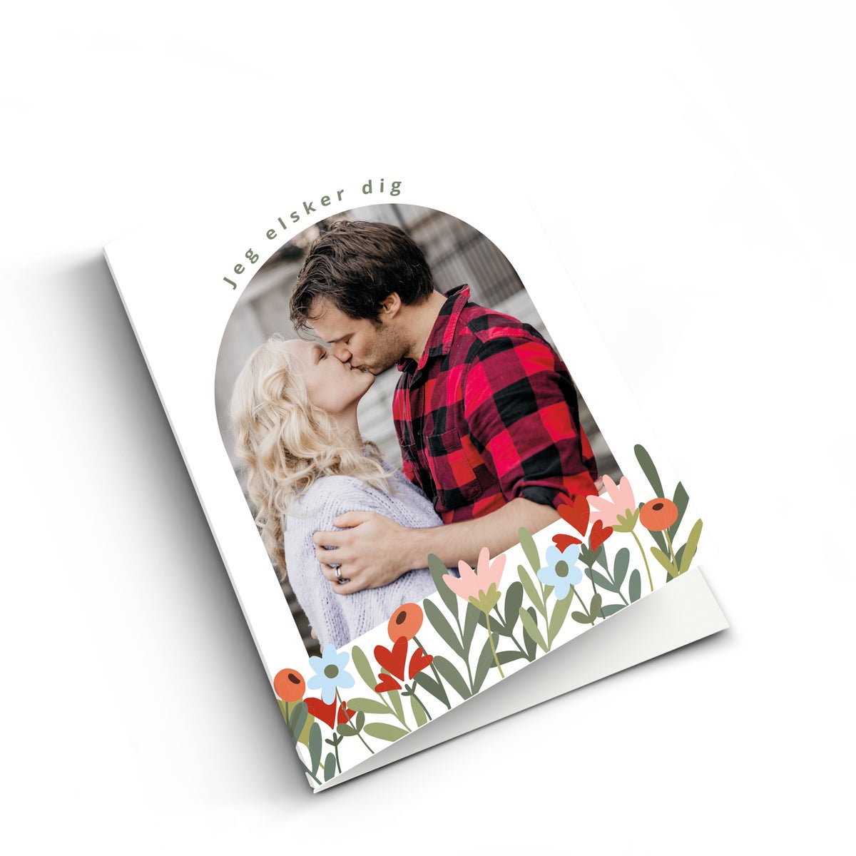 Personlig kort til valentinsdag - M - Portræt