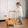 Houten loopwagen met naam Houten loopwagen met naam