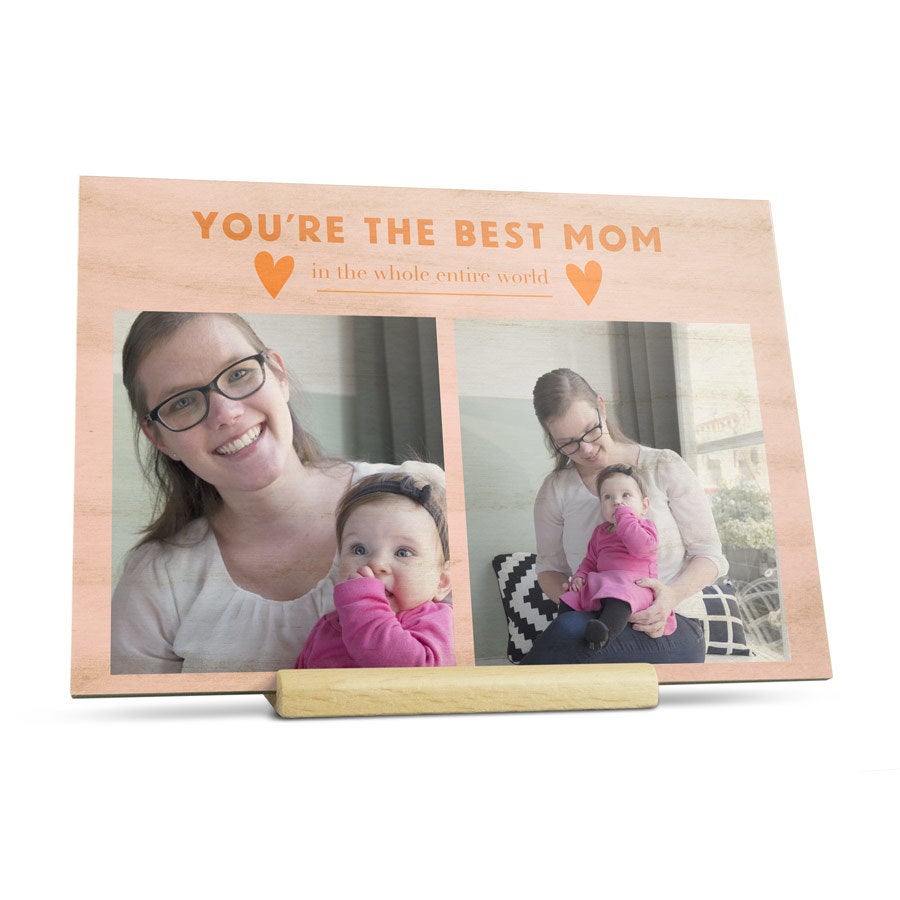 Wooden card - Mother's Day