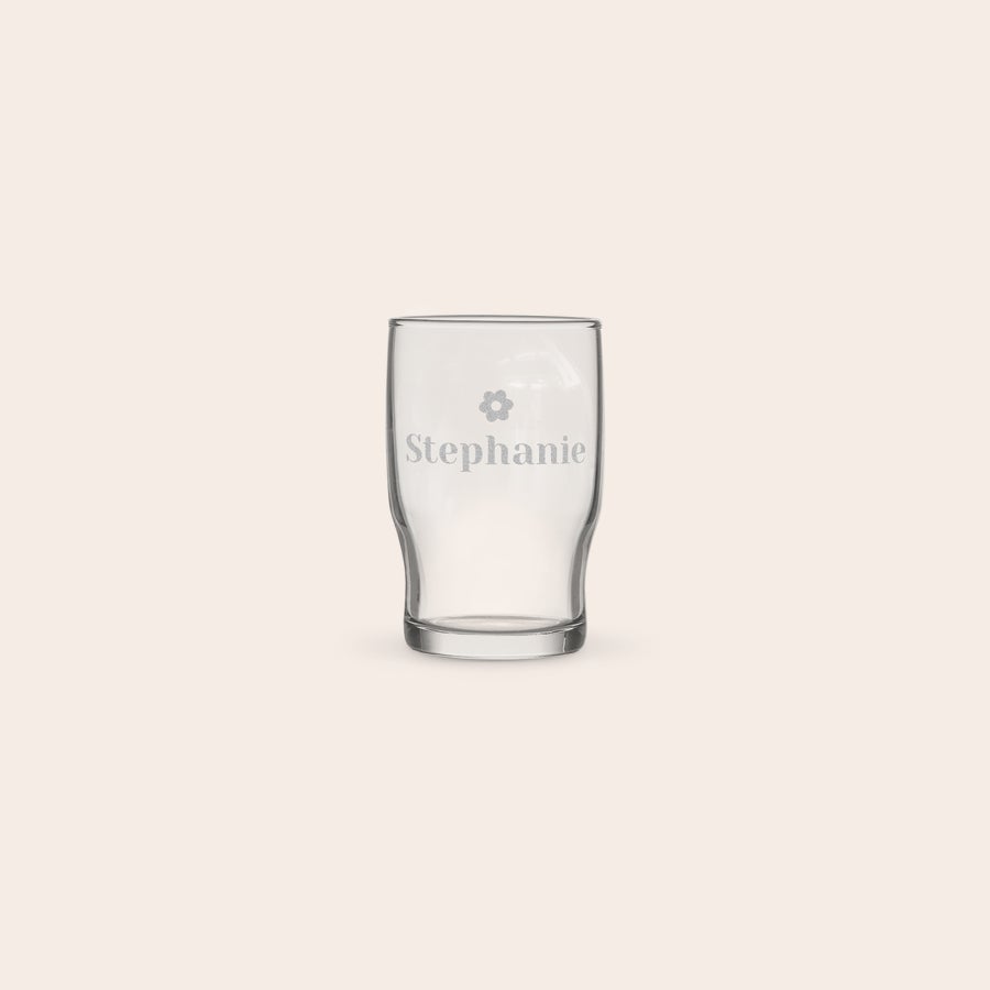 Personalised water glass Personalised water glass