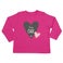 Babyskjorta med tryck - Långärmad - Fuchsia - 62/68