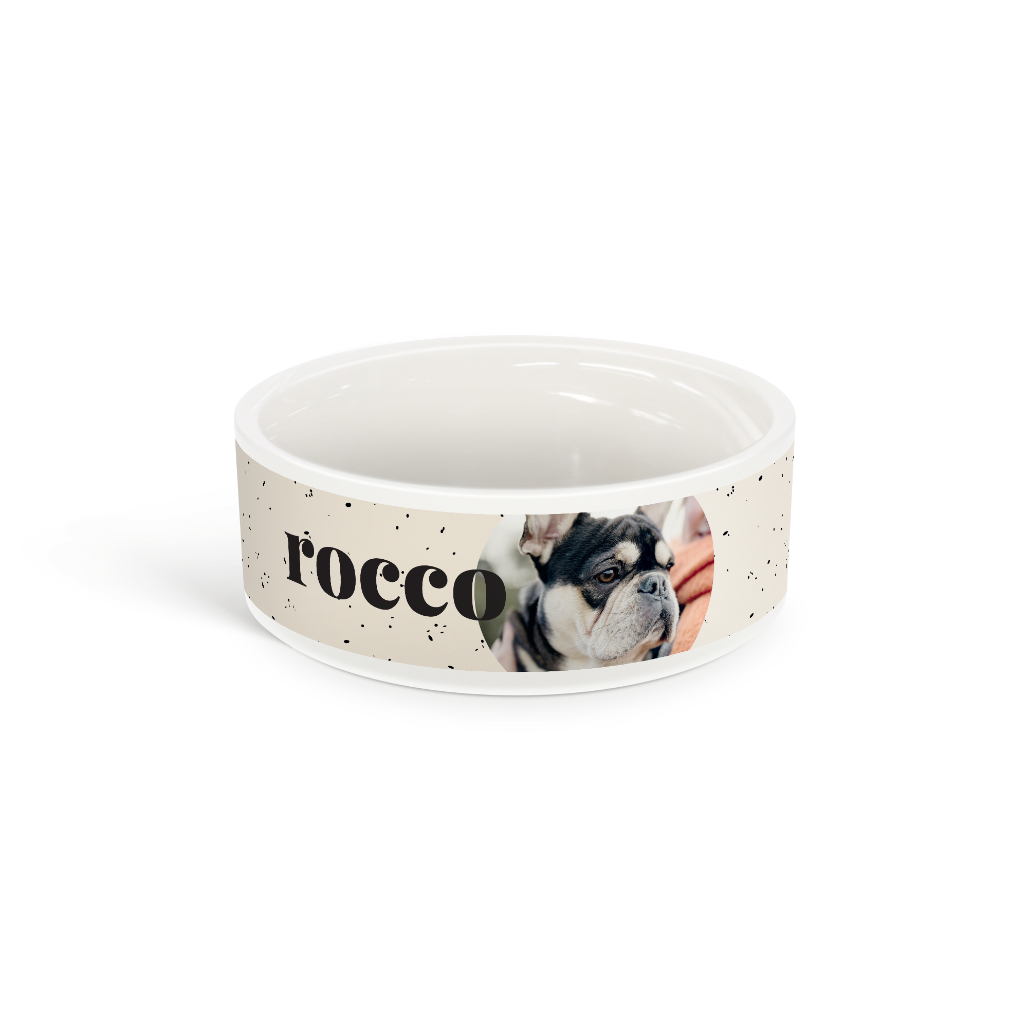 Voerbak keramiek bedrukken