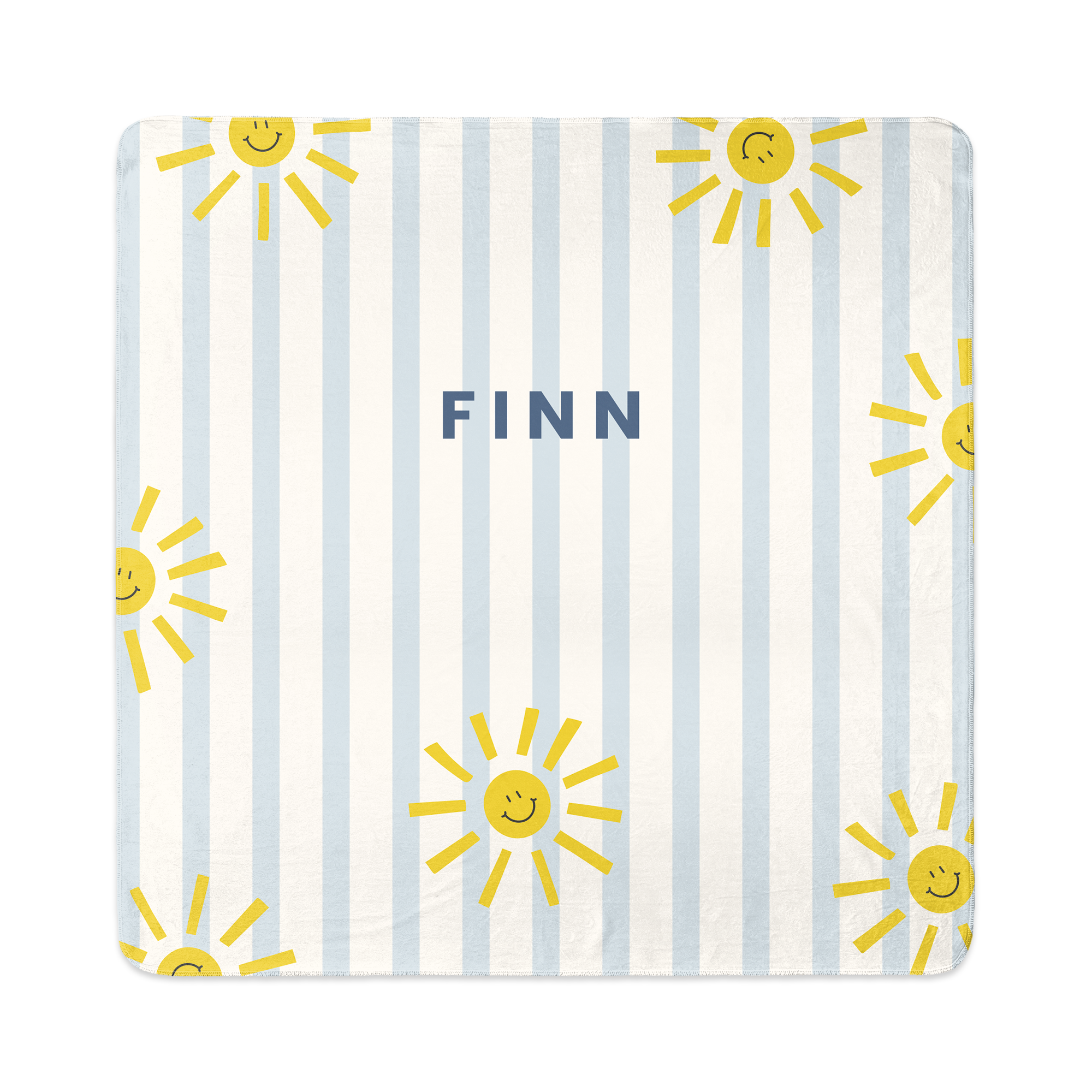 Personalised baby blanket - 80 x 80 cm