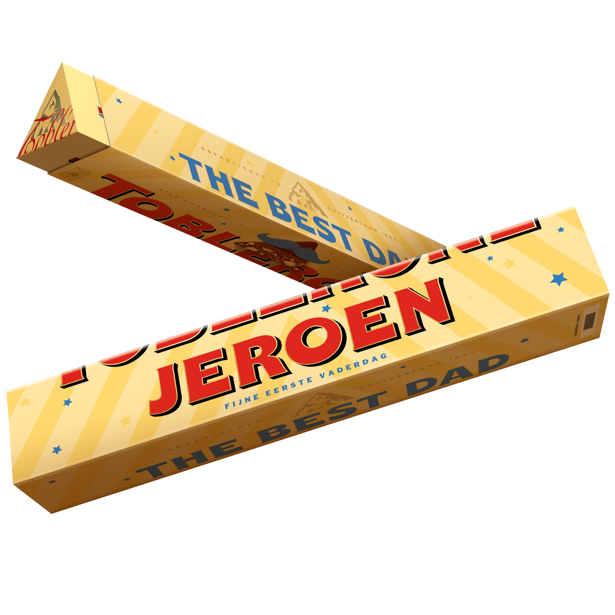 Gepersonaliseerde Toblerone reep – Vaderdag