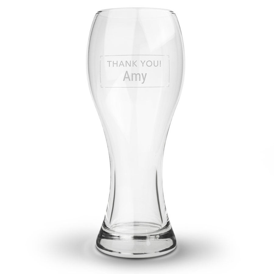 Personalised beer glass - XL - Engraved