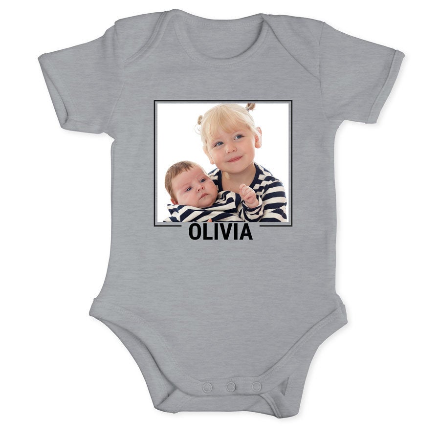 Baby onesie - kort erme - Navy - 50/56