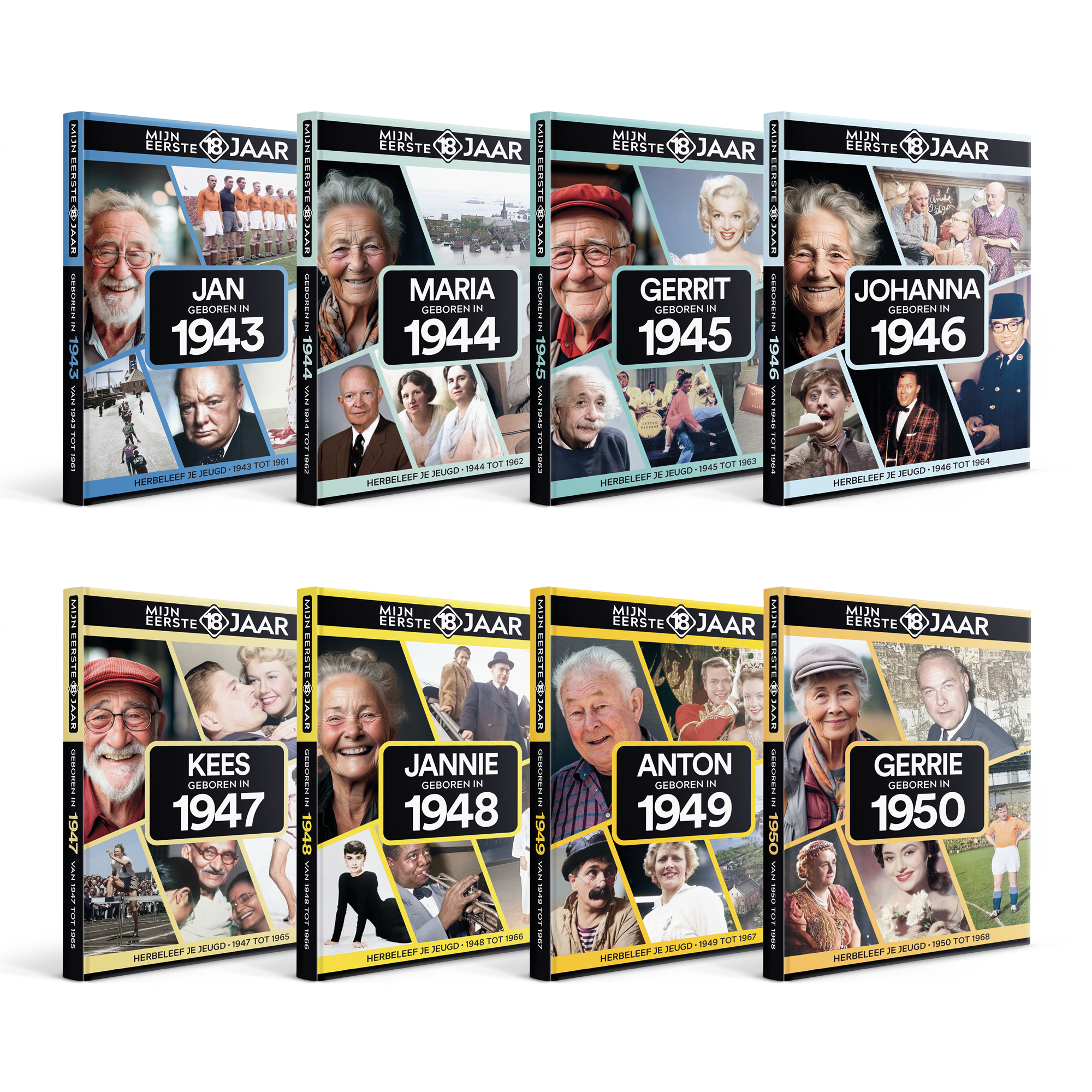 Geboortejaar boek - Mijn eerste 18 jaar