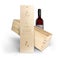 Coffret à vin gravé - Belvy rouge
