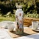 Personalised gym bottle with bamboo lid Personalised gym bottle with bamboo lid