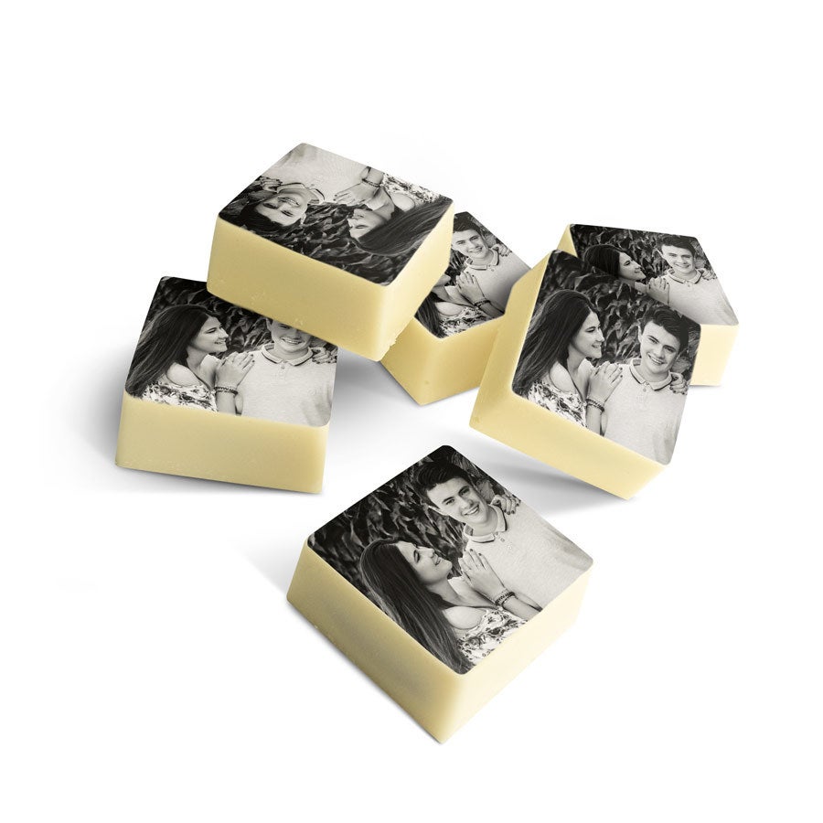 Chocolade bonbons met foto