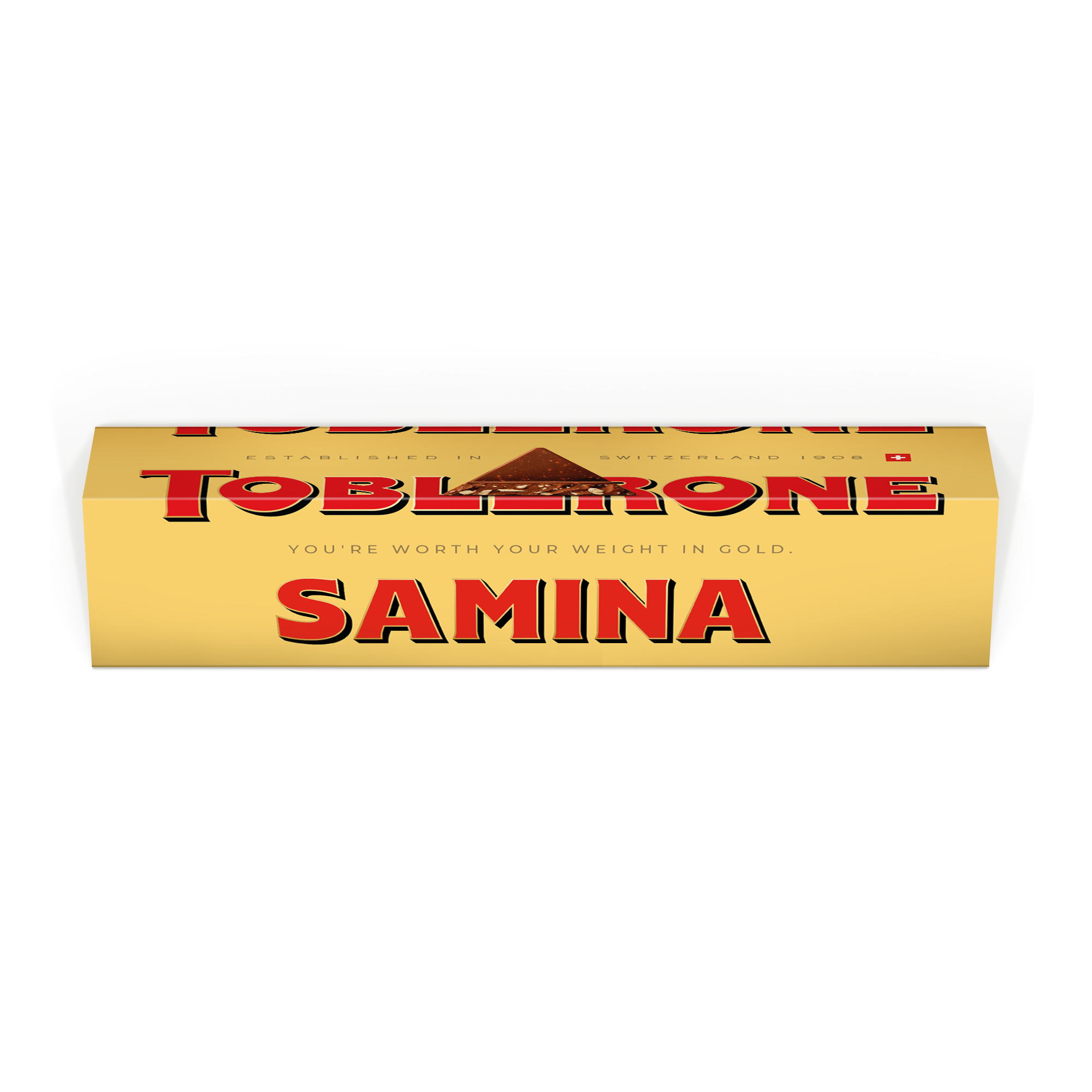 Toblerone personalizado