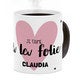 Tasse magique - Personnalisée texte
