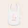 Personalised baby bib - First Christmas - White Personalised baby bib - First Christmas - White