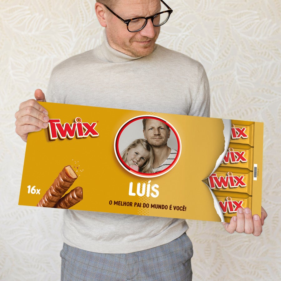 Barra de chocolate personalizada XXL Twix
