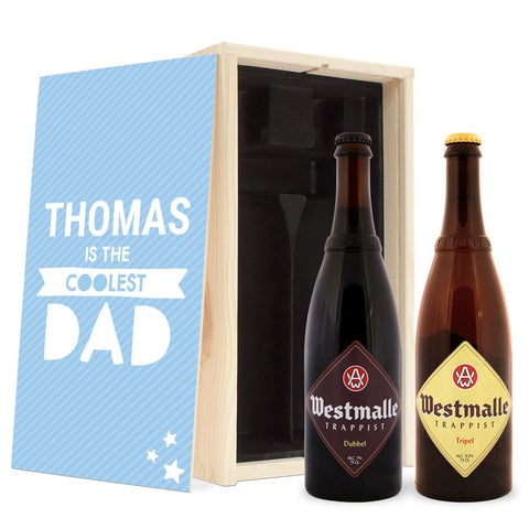 Set de dos cervezas en caja personalizada - Westmalle - Dubbel & Tripel