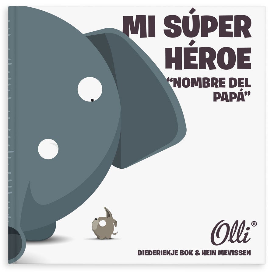 Libro personalizado XXL "El Mejor Papá del Mundo" - Ollimania