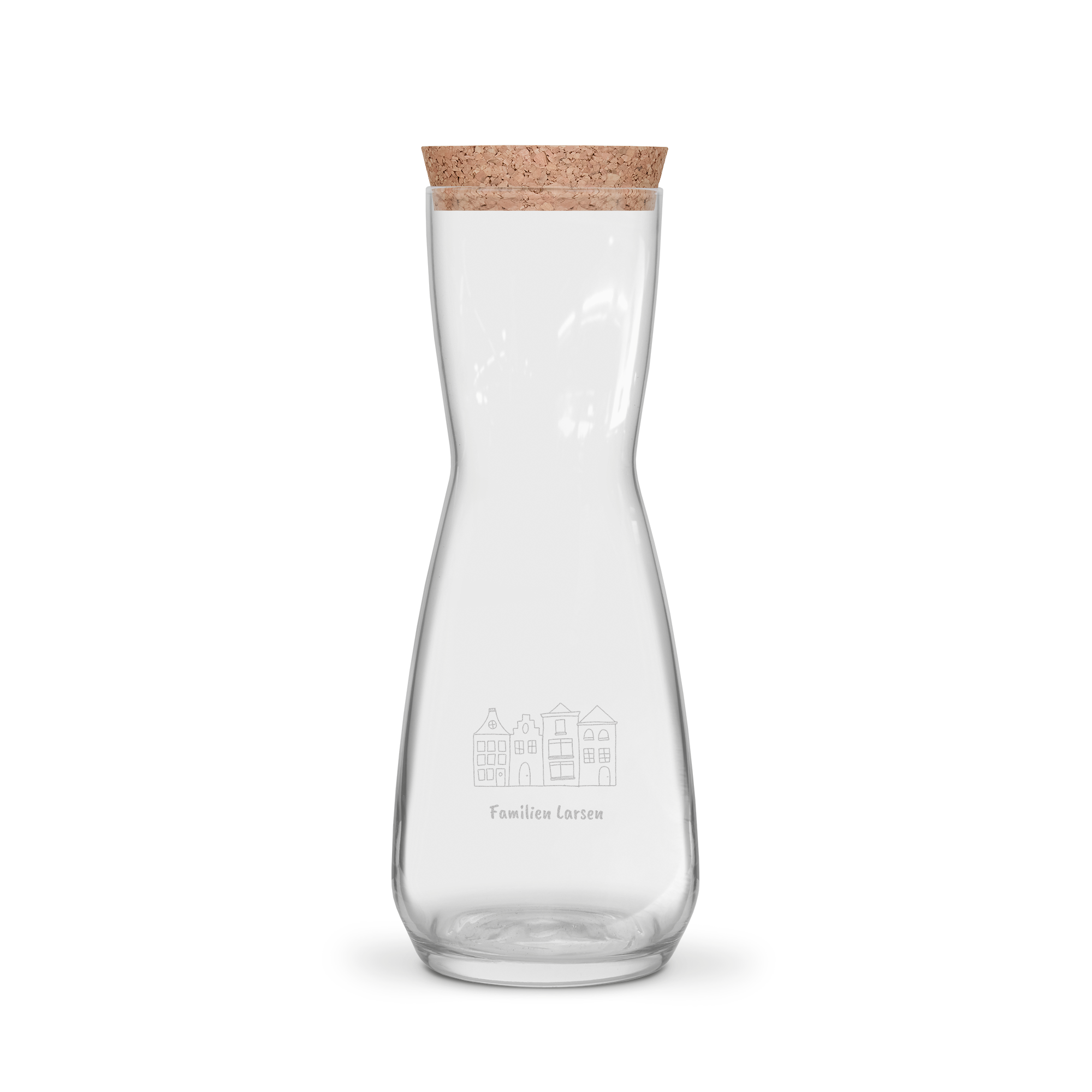 Karaffel med gravering