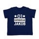 Baby T-Shirt - Kurzarm - Dunkelbau - 50/56