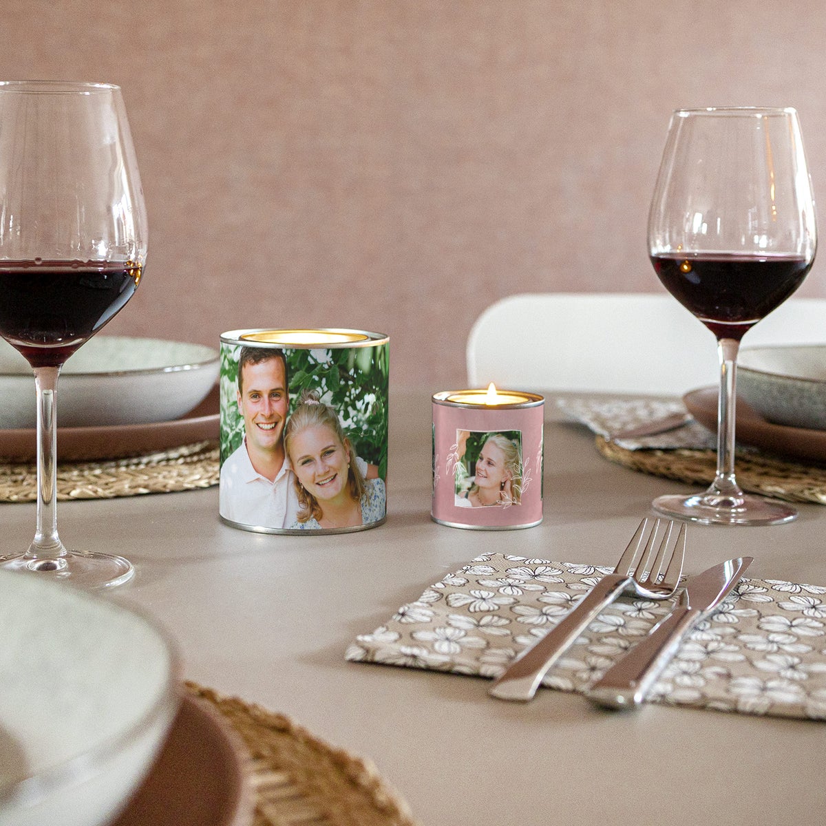 Personalizowane świece zapachowe z etykietą - 250 g