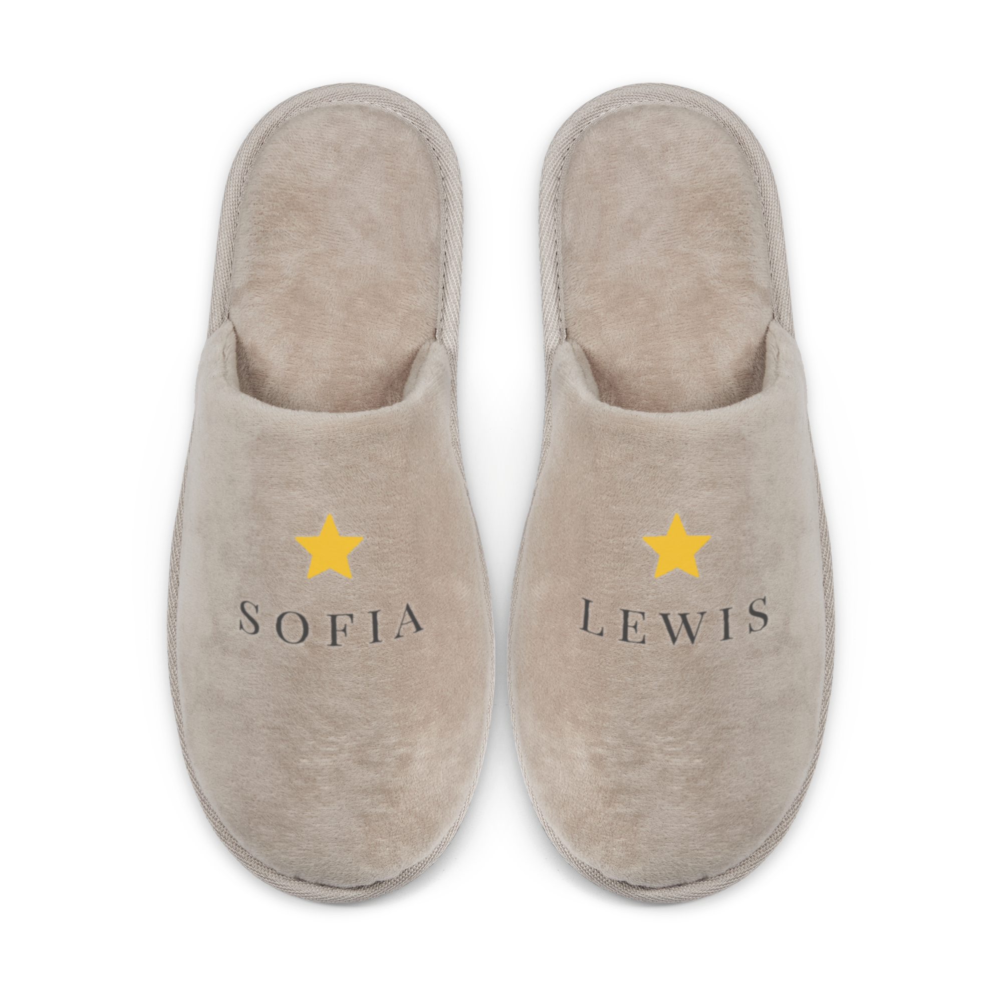 Pantufas personalizadas