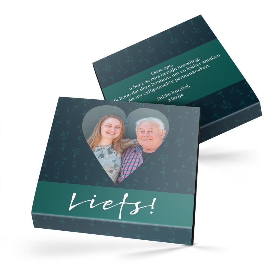 Luxe bonbon giftbox bedrukken (49 stuks)