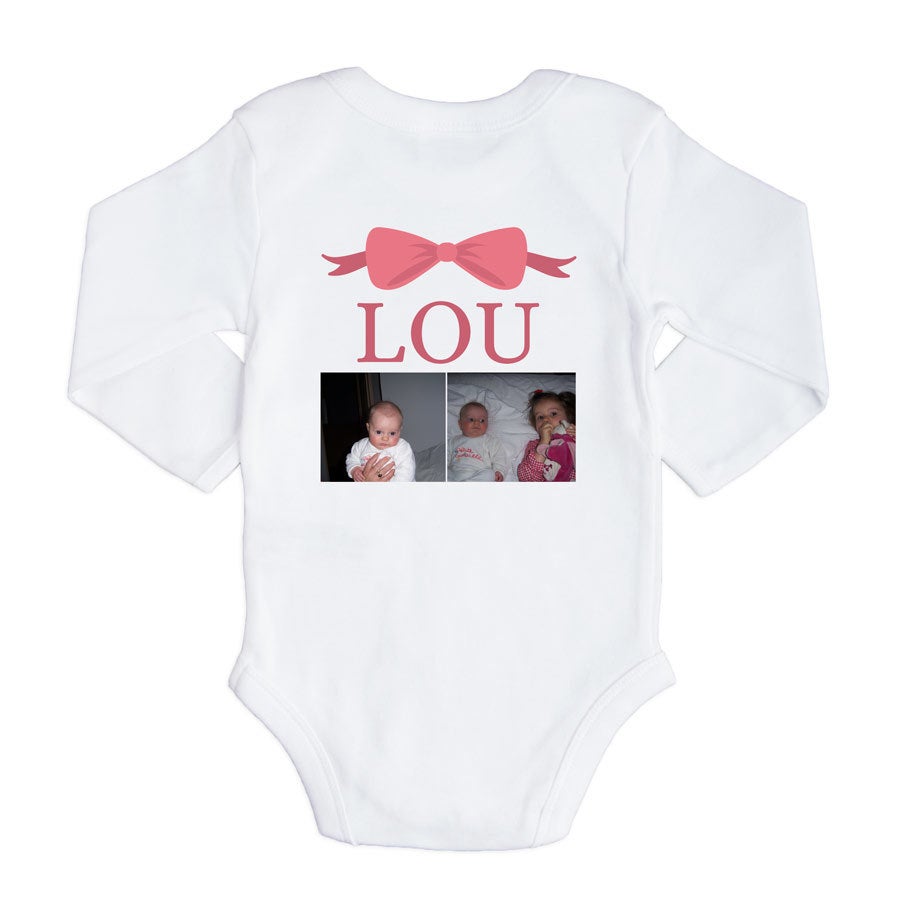 Body bébé personnalisé - Blanc - 74/80