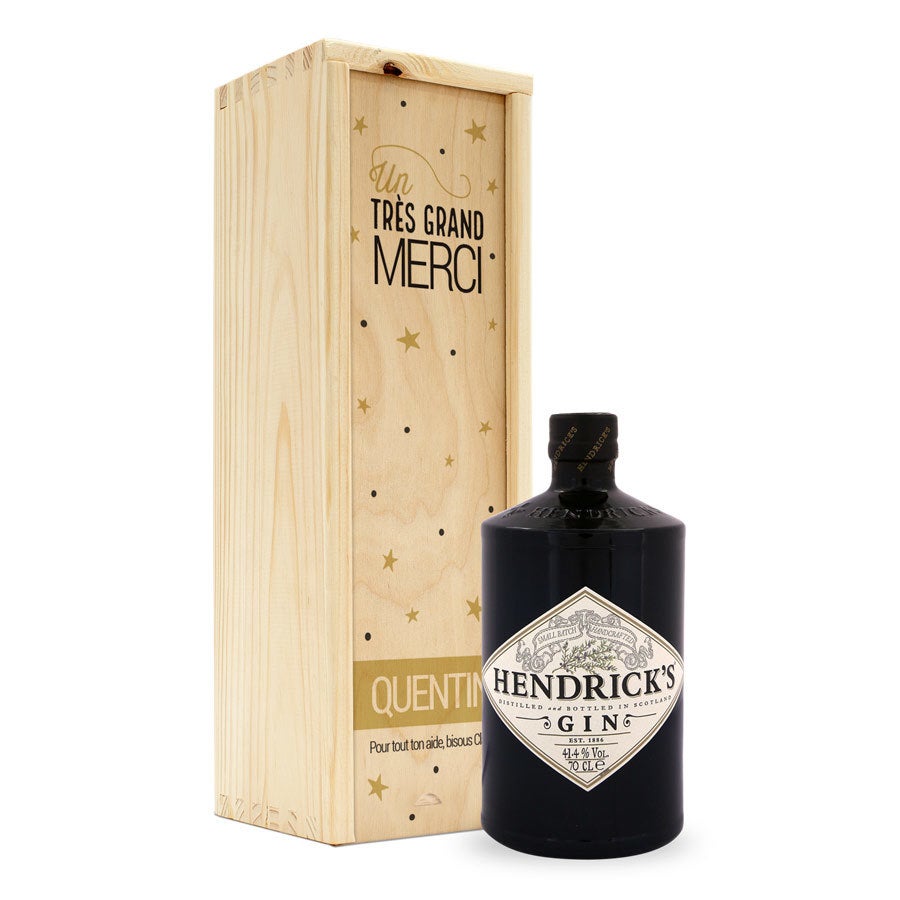 Gin Hendrick's - Coffret gravé