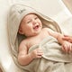 Personoitu vauvan huppupyyhe - Frotee - Beige