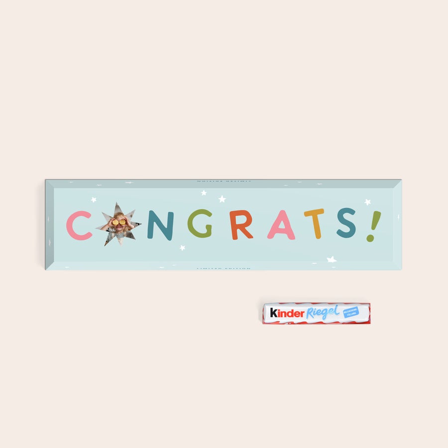 Personalised XXL kinder bar Personalised XXL kinder bar