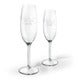 Coffret Champagne & 2 flûtes - Moët & Chandon Brut (750 ml) - Verres gravés