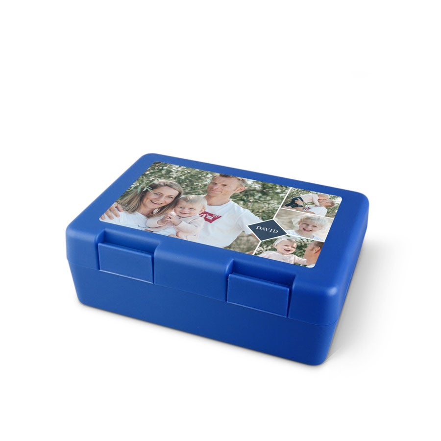 Personalised lunch box - Father's Day - Dark blue