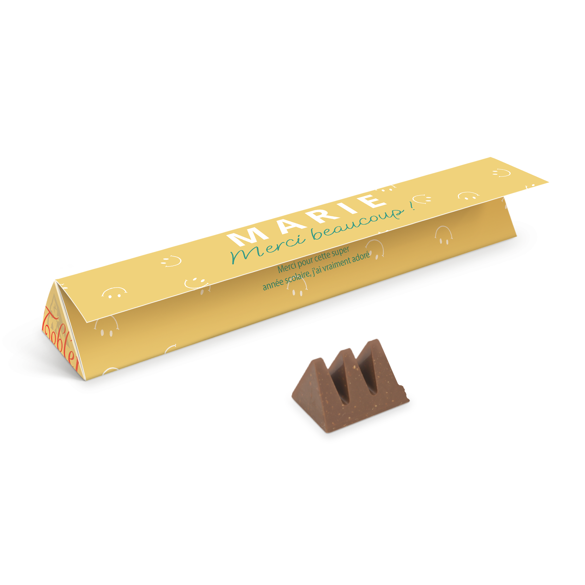 Toblerone personnalisé