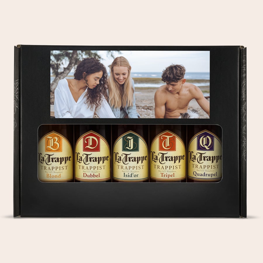 Packs de cerveza internacional con foto y texto Packs de cerveza internacional con foto y texto