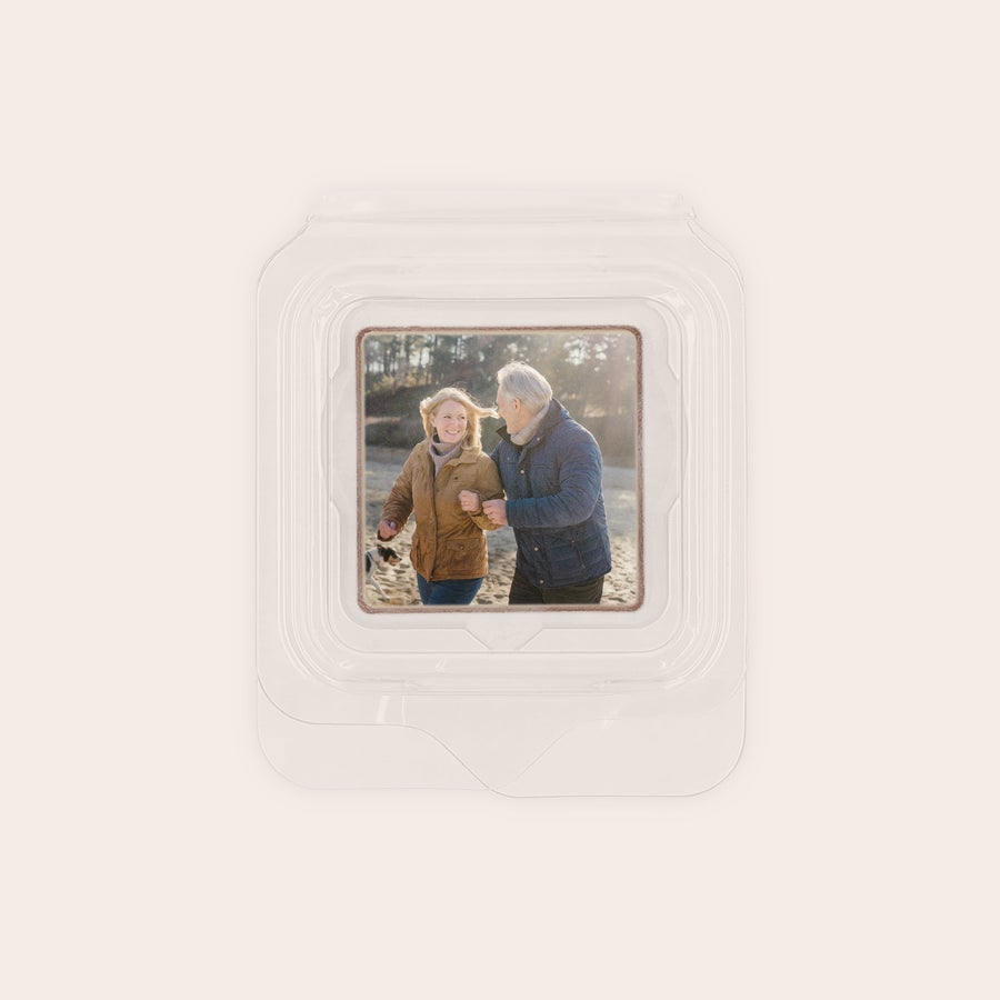 Personalised photo chocolates - Individually wrapped Personalised photo chocolates - Individually wrapped