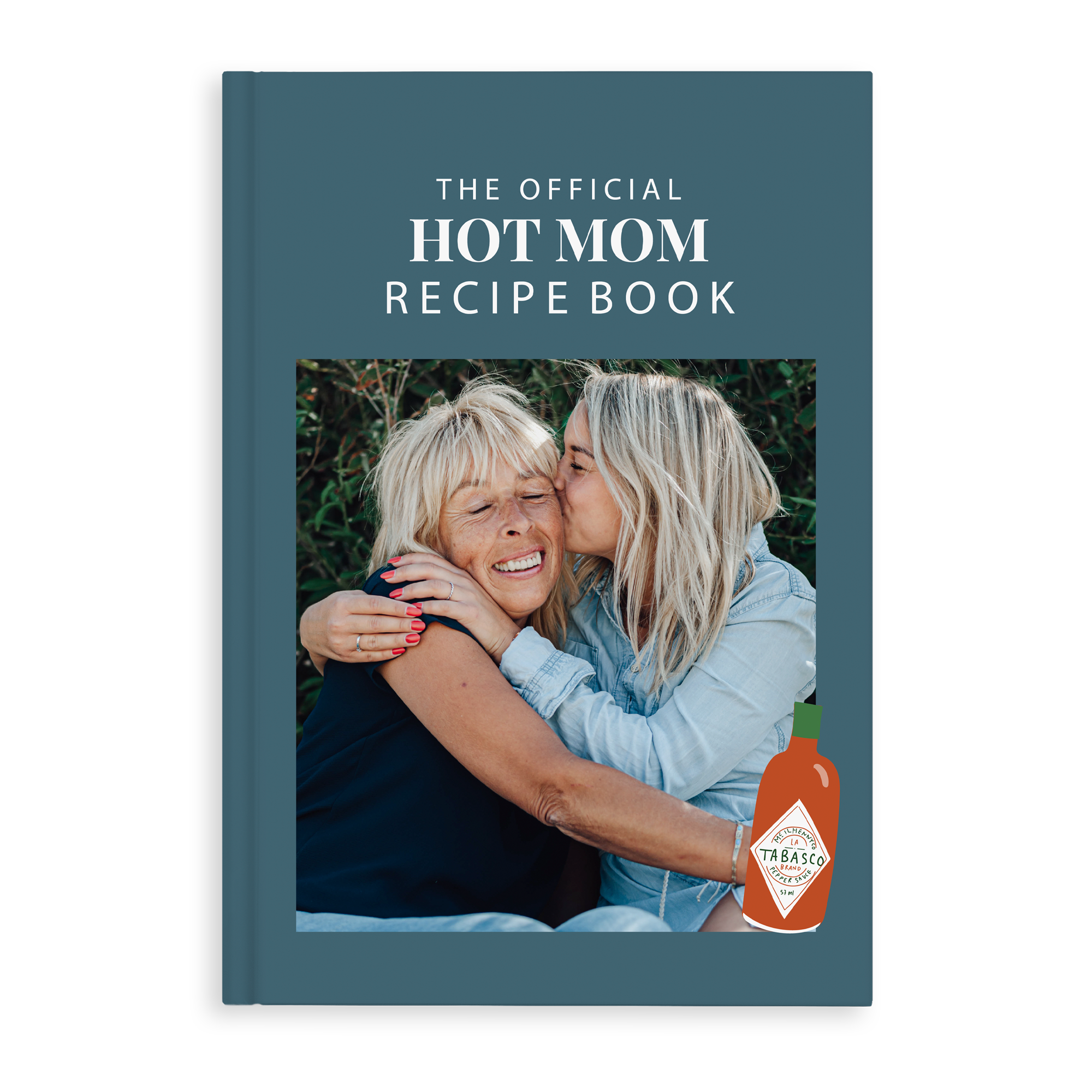 Personalizirana kuharica "Hot Mom" z vašo fotografijo in natisnjenim imenom za najukusnejše recepte