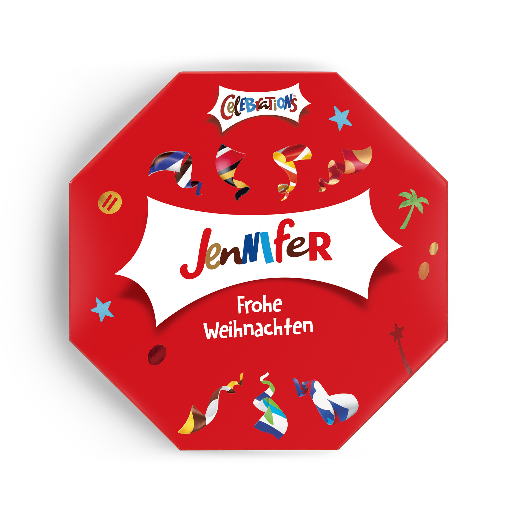 Celebrations Chocolate Box mit Namen