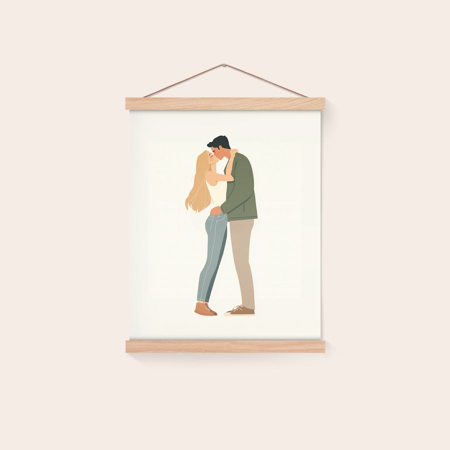 Poster personaliseren met posterhanger Poster personaliseren met posterhanger