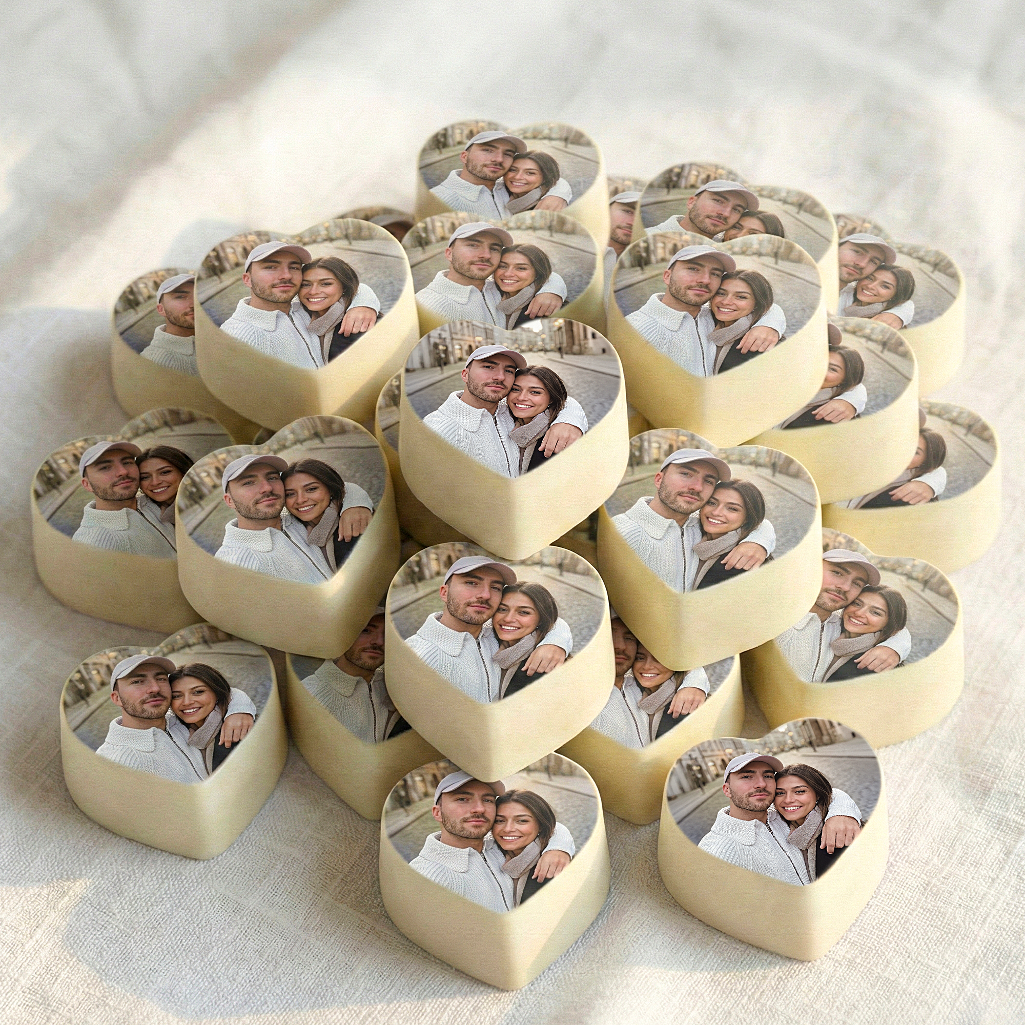 Pralinen mit Foto - Herz