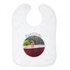 Baby bib - First Christmas - White