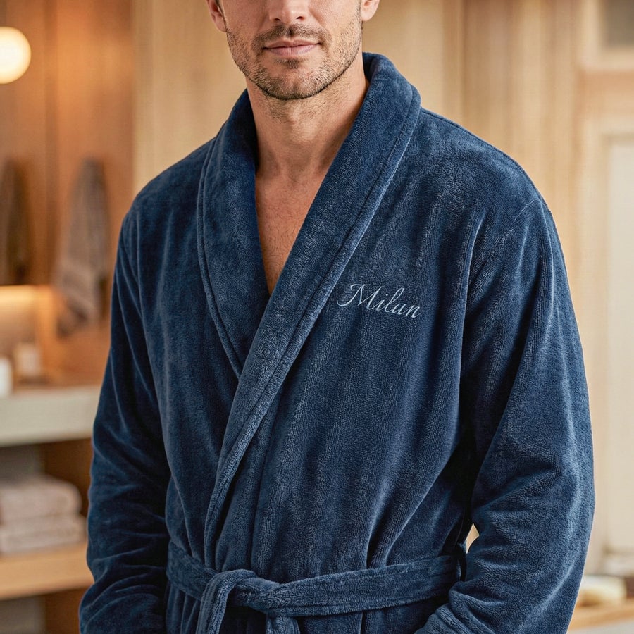 Accappatoio Uomo personalizzato Accappatoio Uomo personalizzato