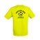 T-shirt sportiva da uomo - Giallo - XXL