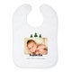 Baby bib - First Christmas - White