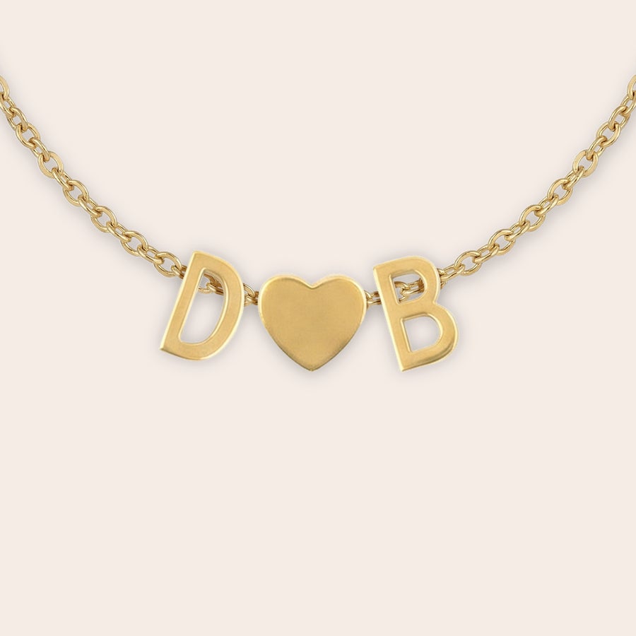 Collier avec lettre Collier avec lettre