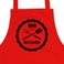 Delantal para barbacoa - Rojo