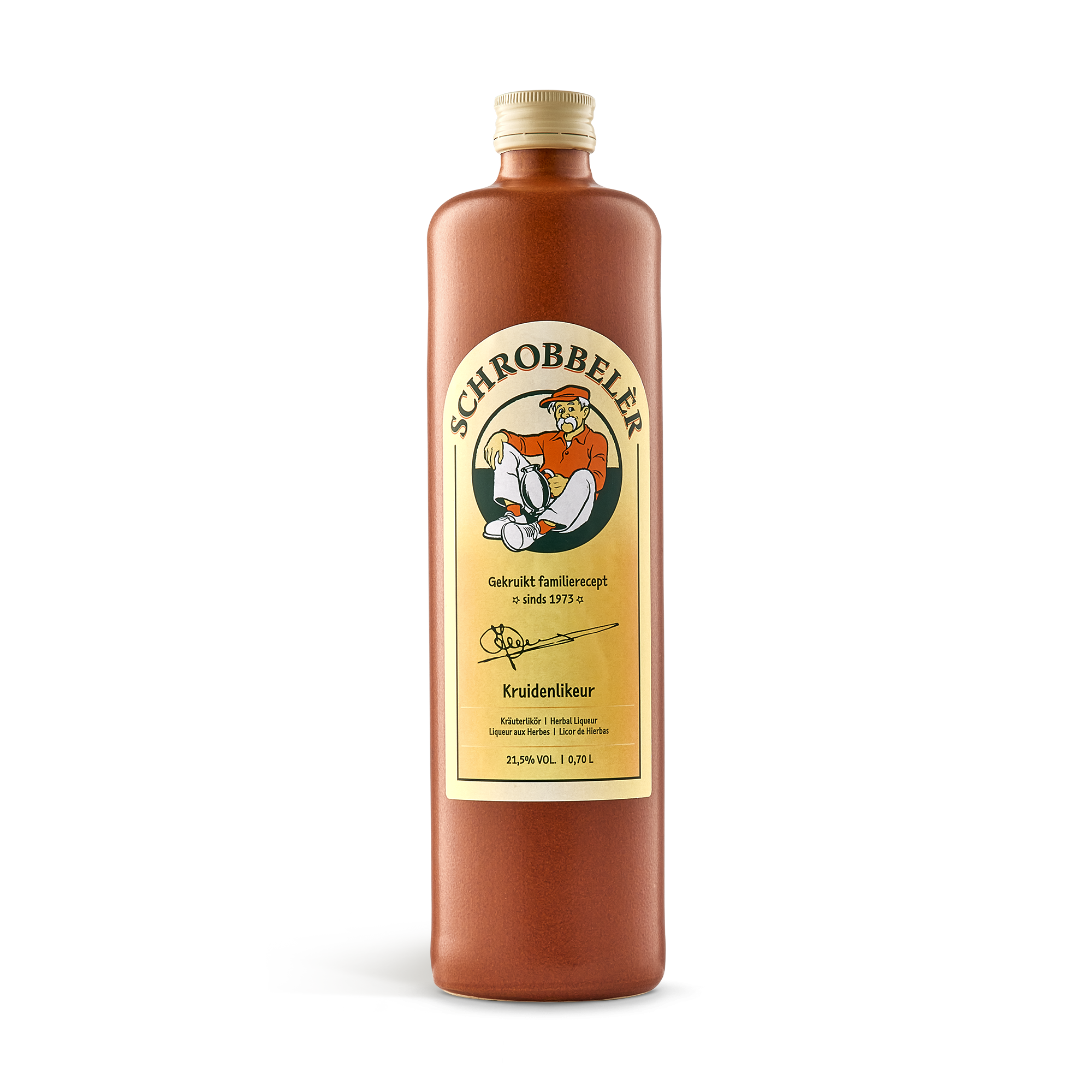 Personalised spirits - Schrobbeler - Printed wooden case